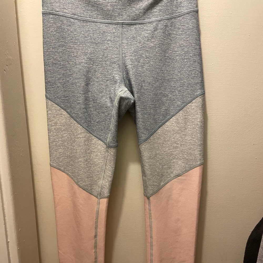 Outdoor Voices tri-colored leggings